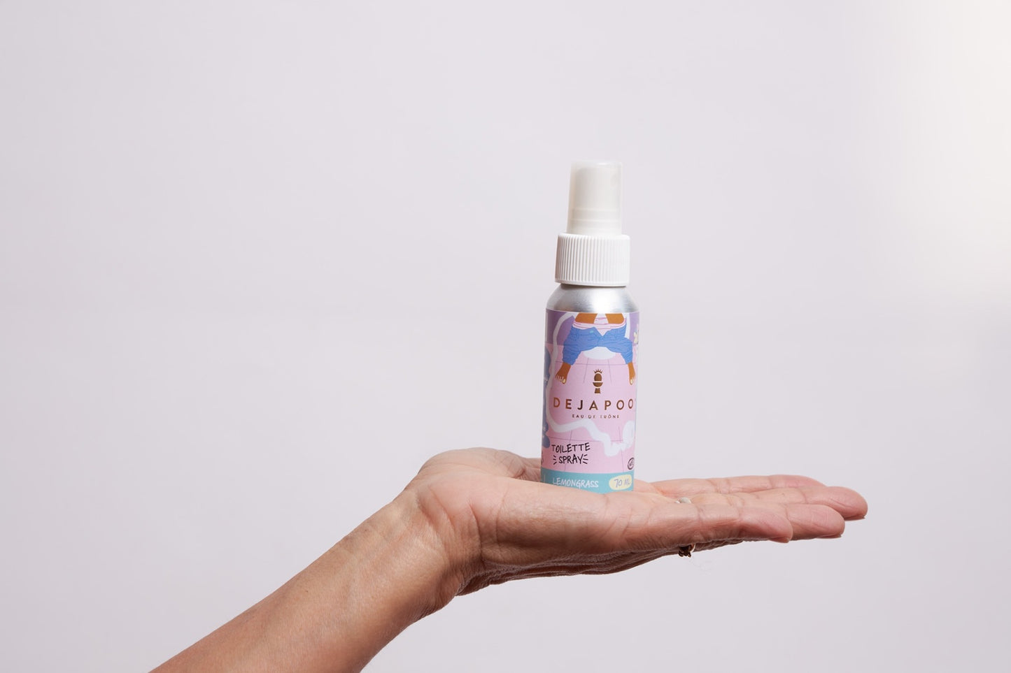 Spray para baño Lemongrass – 70 ml | Neutraliza y elimina olores con frescura herbal