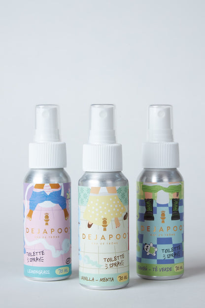 Pack Lemongrass + Vainilla Menta + Bambú Té Verde (3x70ml)