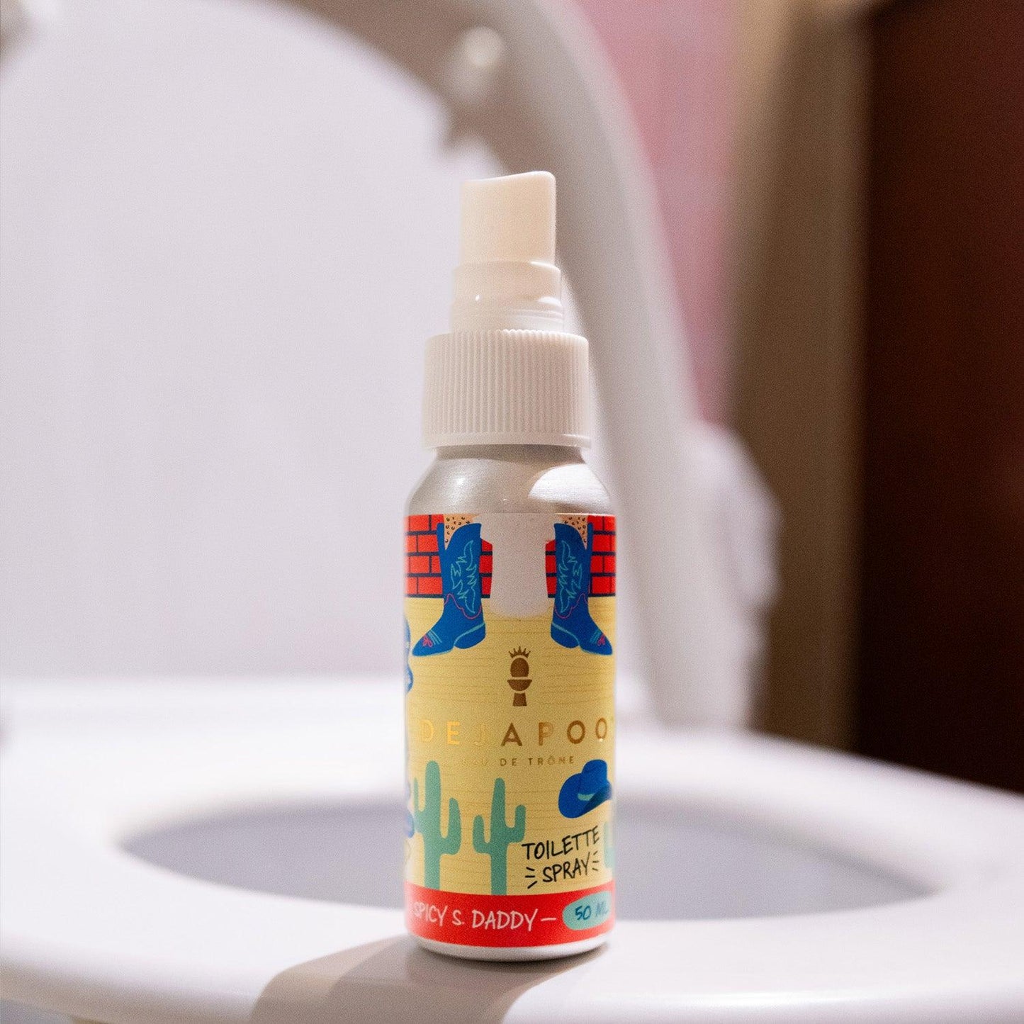 Eliminador de malos olores para el baño 💩 🚽 Aroma: Spicy S. Daddy