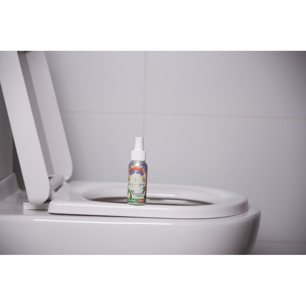 Spray para baño Coco Lima – 70 ml | Neutraliza y elimina olores con frescura tropical
