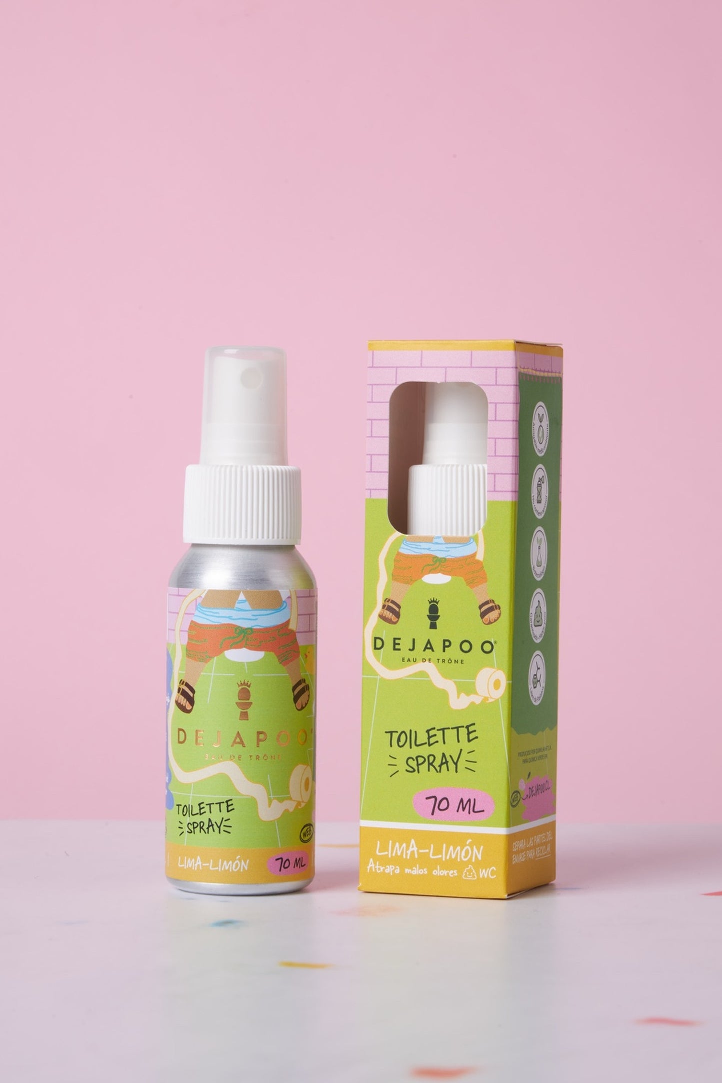 Pack eliminador de olores WC - 1 de cada aroma (4x70ml)